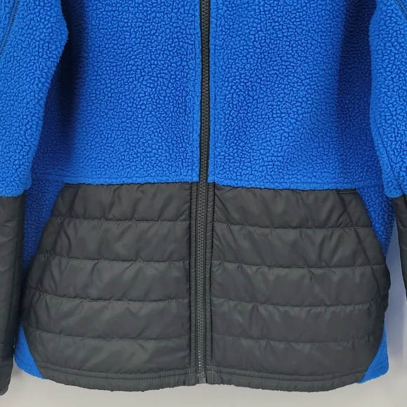 Columbia Rugged Ridge Sherpa Hybrid Full Zip Jacket Hooded Water Resistant